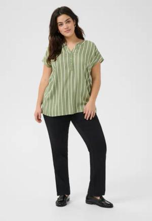 KAFFE Curve Blusentop Ärmellose Bluse KCsida