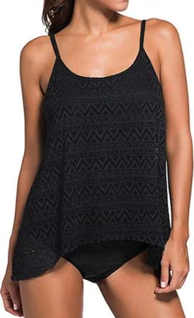 Badekönig Tankini (2 teilig) im Häkellook