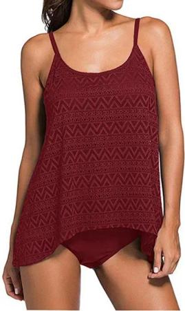 Badekönig Tankini (2 teilig) im Häkellook
