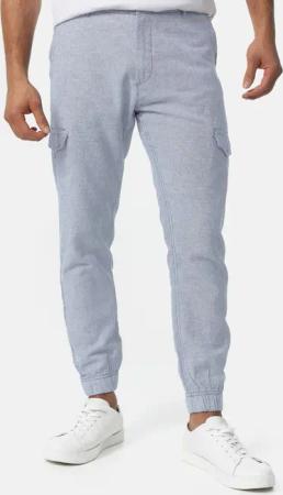 Indicode Leinenhose Booth mit 6 Taschen,