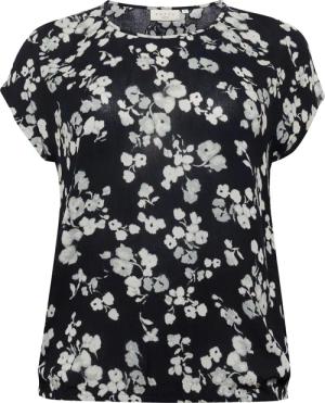 KAFFE Curve Kurzarmbluse Kurzarm-Bluse KCami Große