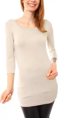Muse Rundhalsshirt Basic 3/4 Arm Longshirt
