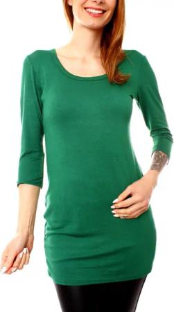 Muse Rundhalsshirt Basic 3/4 Arm Longshirt