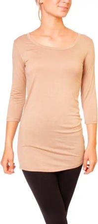 Muse Rundhalsshirt Basic 3/4 Arm Longshirt