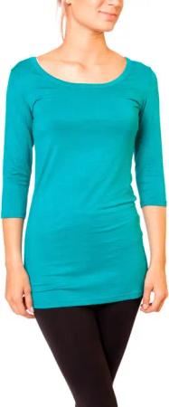Muse Rundhalsshirt Basic 3/4 Arm Longshirt