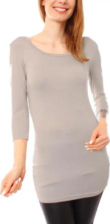 Muse Rundhalsshirt Basic 3/4 Arm Longshirt