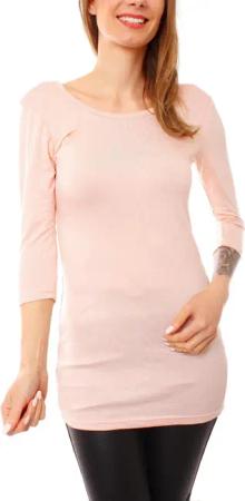 Muse Rundhalsshirt Basic 3/4 Arm Longshirt
