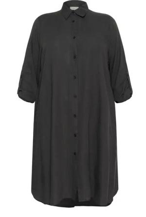KAFFE Curve Blusenkleid Kleid KCmille Große