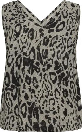 KAFFE Curve Blusentop Ärmellose Bluse KCmille