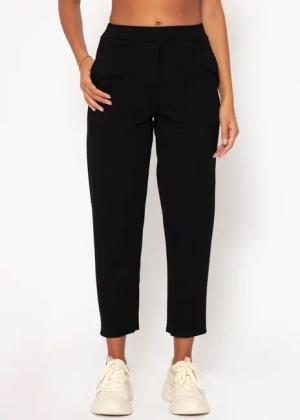 SASSYCLASSY Chinohose Chinohose Damen mit Ziernaht