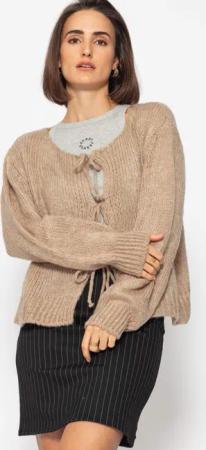 SASSYCLASSY Cardigan Oversize Strickjacke Damen mit