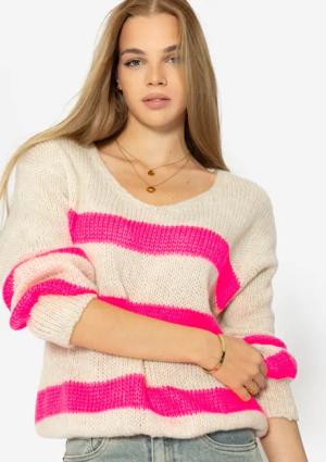 SASSYCLASSY Strickpullover Oversize Pullover Damen mit