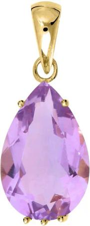 My Gold Kettenanhänger Damen Amethyst Anhänger