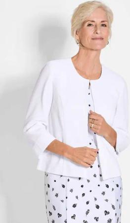 GOLDNER Jerseyblazer Kurzblazer