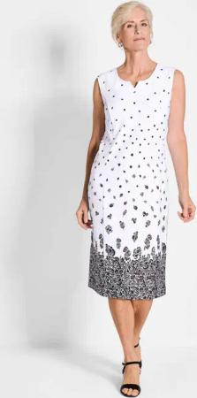GOLDNER Abendkleid Druckkleid
