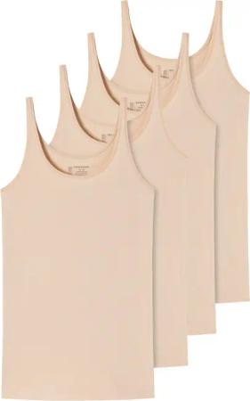 Schiesser Unterhemd 4er Pack 95/5 Organic