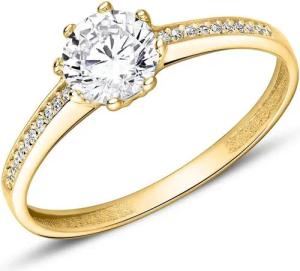 JEWLIX Goldring JEWLIX Verlobungsring 375er Gelbgold