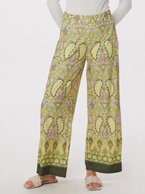 MIALUSSO Palazzohose Relaxhose mit Allover Paisley