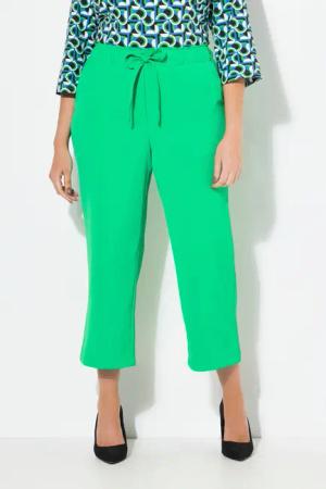 Ulla Popken Schlupfhose 7/8-Hose Bügelfalten Elastikbund