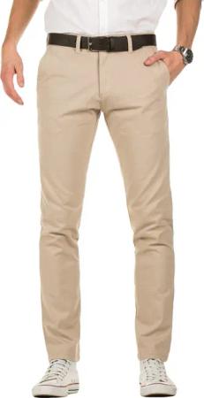 Yazubi Chinohose Kyle Chino-Hose mit Gürtel