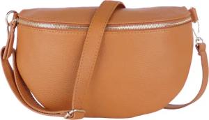 MIRROSI Bauchtasche mit GOLDENER Reißverschluss Damen,