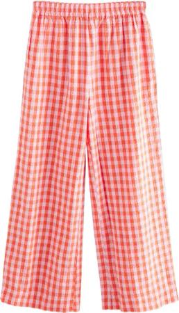 Next Palazzohose Strukturierte Hose mit weitem