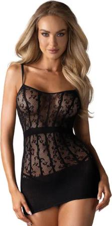 Obsessive Minikleid Minikleid mit Spitze gestreift