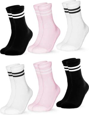 OCCULTO Tennissocken Damen Retro Tennis Socken