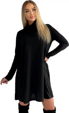 Mississhop A-Linien-Kleid Kleid Tunika Longshirt Pulli