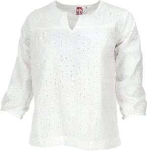 Guru-Shop Longbluse Leichte Baumwollbluse, bestickte Boho..