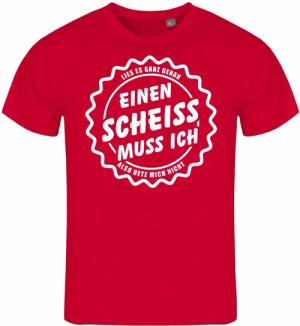 deinshirt Print-Shirt Herren T-Shirt Einen Scheiß
