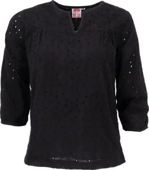 Guru-Shop Longbluse Leichte Baumwollbluse, bestickte Boho..