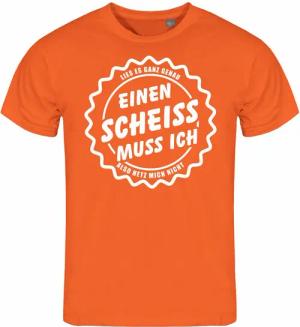 deinshirt Print-Shirt Herren T-Shirt Einen Scheiß