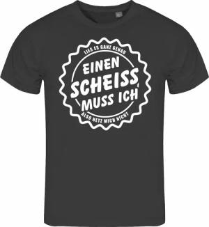 deinshirt Print-Shirt Herren T-Shirt Einen Scheiß