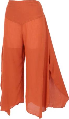 Guru-Shop Relaxhose Palazzohose, weite Boho Sommerhose,