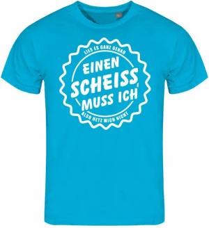 deinshirt Print-Shirt Herren T-Shirt Einen Scheiß