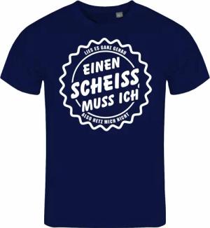 deinshirt Print-Shirt Herren T-Shirt Einen Scheiß