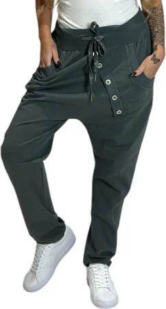 Mississhop Boyfriend-Hose Damen Baumwollhose Hose Sweatpants