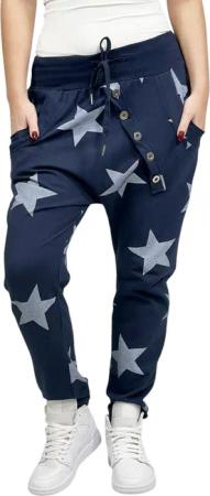 Mississhop Boyfriend-Hose Damen Hose Sweatpants Jogginghose