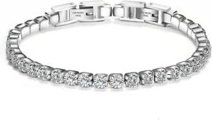 ROUGEMONT Tennisarmband Damen Tennisarmband 3mm Edelstahlarmband