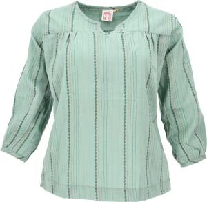 Guru-Shop Longbluse Leichte Baumwollbluse, Boho Schlupfbluse
