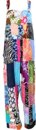 Guru-Shop Relaxhose Patchwork, upcyceling Latzhose, Unisex