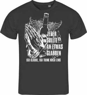 deinshirt Print-Shirt Herren T-Shirt Ich glaube