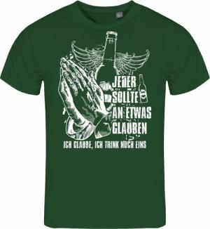 deinshirt Print-Shirt Herren T-Shirt Ich glaube