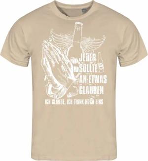 deinshirt Print-Shirt Herren T-Shirt Ich glaube