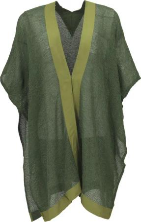 Guru-Shop Langjacke Offener Boho Cardigan, plus