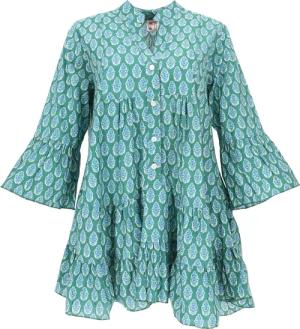 Guru-Shop Midikleid Luftiges Boho Minikleid, plus