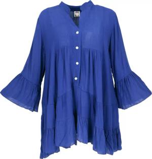 Guru-Shop Midikleid Luftiges Boho Minikleid, plus