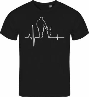 deinshirt Print-Shirt Herren T-Shirt Herzschlag Vater