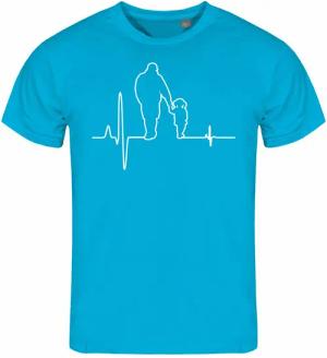deinshirt Print-Shirt Herren T-Shirt Herzschlag Vater